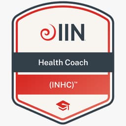 Badge de certification en santé et nutrition intégratives de l'Institute for Integrative Nutrition.